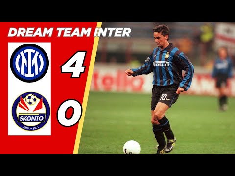Inter Milan vs Skonto FC 4-0 1998 | Dream Team Inter beat Latvia Opponent | Extended Highlights
