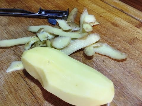 Com'è facile pelare le patate per cucinare, #un vegetale, #patata
