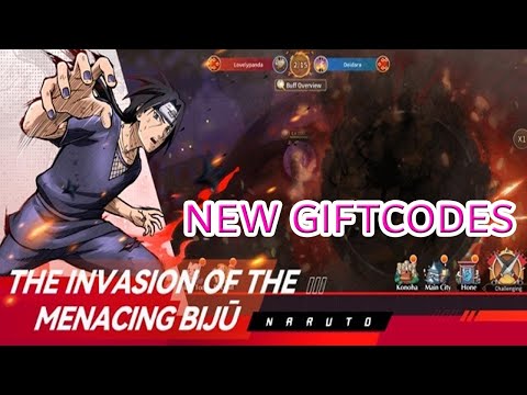 Ninja Storm Coalition War New Giftcodes - Naruto RPG iOS Game