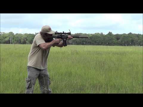 Thompson Machine 30Ti Silencer on Black Dawn BDR 15 .300BLK SBR