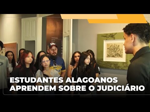 📺 JJ – Alunos de uma escola pública do interior alagoano conhecem a história do Judiciário do estado