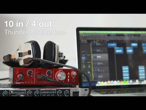 Focusrite // Clarett 2Pre recording with Hannah V