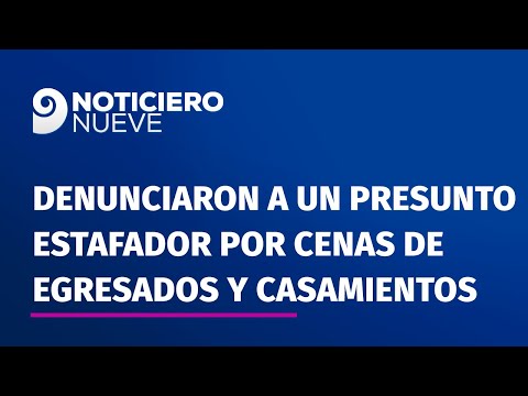Mendoza: A suspected fraudster was reported for failing to hold graduation dinners and weddings.