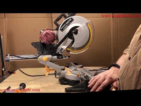 Harbor Freight Chicago Electrc 12 inch Dual Bevel Sliding Compound Miter Saw Review