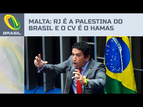 Magno Malta: Comando Vermelho é organização terrorista; RJ é a Palestina do Brasil