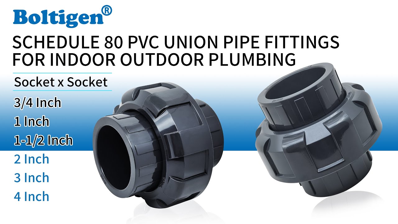 PVC Union Pipe Fittings | Boltigen