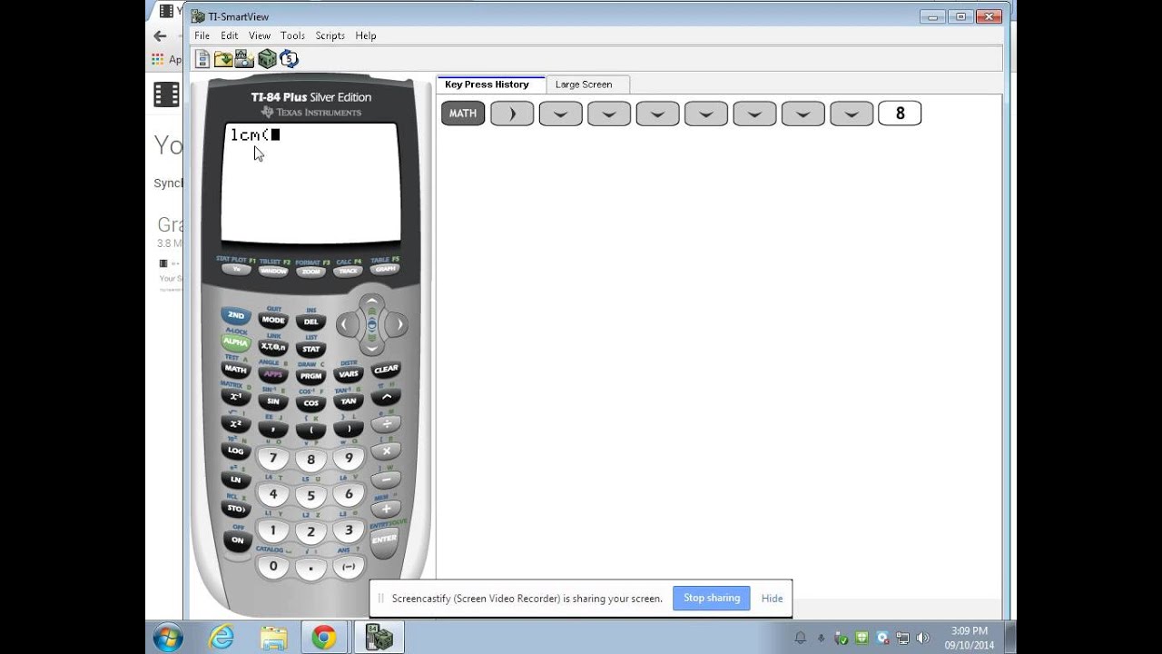 Graphing Calculator - Find the Least Common Multiple