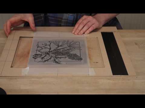 Lino Printing:  Multi-block linocut printing using a Key Block method.