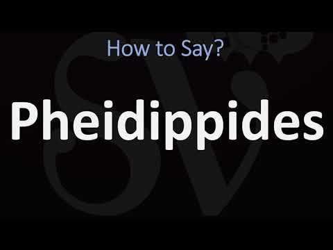 How to Pronounce Pheidippides? (CORRECTLY)