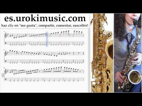 Tutorial de Saxofon (tenor) FROZEN - Let It Go Parte#1 um-927