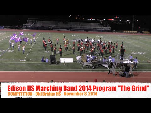 Edison High School Marching Band 2014 Program - The Grind - Old Bridge HS - 2014-11-08