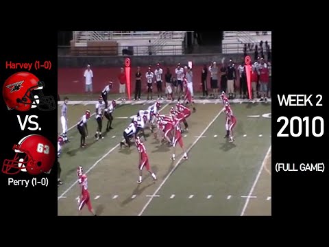 Harvey Red Raiders (1-0) vs. Perry Pirates (1-0) - 2010 Ohio High School Football (FULL GAME)