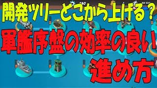 【ブームビーチ】序盤の開発ツリーや配置のお話