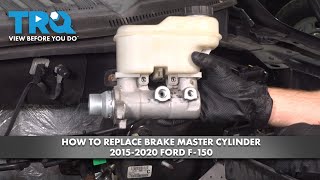 How to Replace Brake Master Cylinder 2015-2020 Ford F-150
