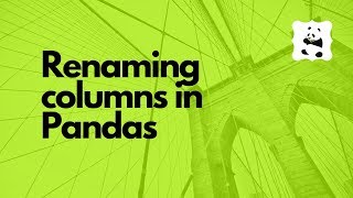 Renaming Columns in Pandas | Rename specific columns in Pandas