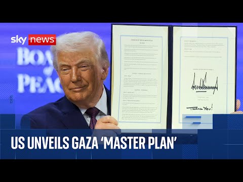 President Trump unveils 'Board of Peace' at Davos