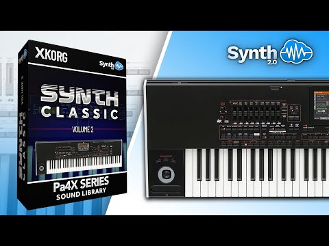 SCL385 - Synth Classic Vol.2 - Korg PA4x Series ( 24 presets ) - Video Preview 1
