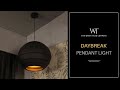 DAYBREAK PENDANT LIGHT | White Teak