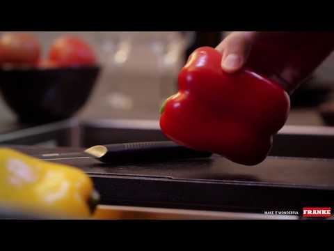 Franke Box Centre - Black Chopping Board