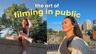 solo date vlog | how to vlog in public & beginner vlogging tips