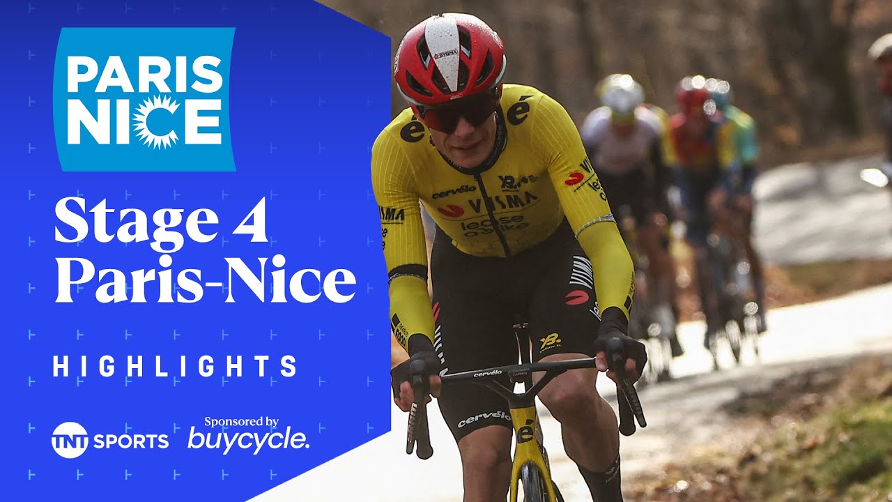 A THRILLING RIDE! 😲 | Men's Stage 4 Paris-Nice 2025 Race Highlights | TNT Sports Cycling