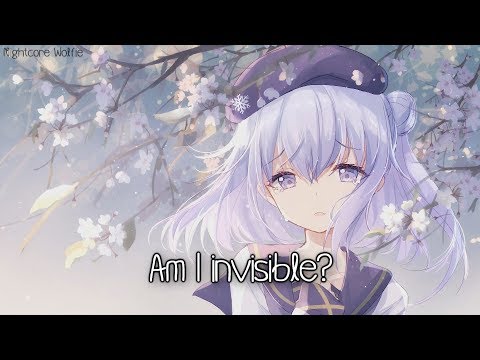 Nightcore - Invisible || Lyrics Video