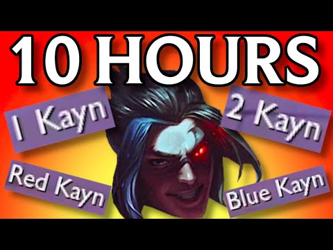 I Spent 10 HOURS Learning Kayn To Learn my Colors