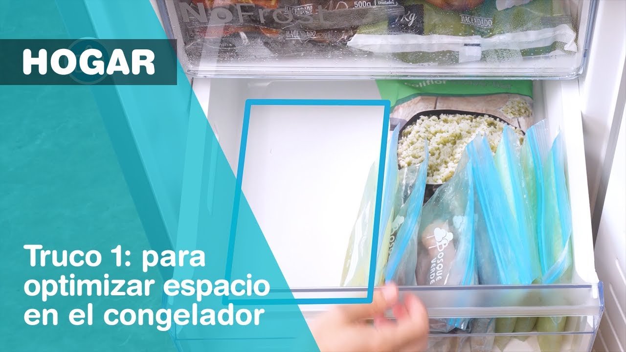 Gana espacio en tu congelador con nuestras bolsas zip de congelación herméticas