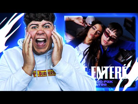 LA DOBLE T 😍 REACCIÓN a Tiago PZK, TINI - Me Enteré (Official Video)