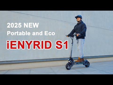 Elektrinis paspirtukas iENYRID S1, 10", 800W, 15Ah video