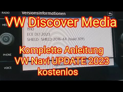 Anleitung: VW Navi Update 2023 (kostenlos) in deutsch - Discover Media für Composition Media