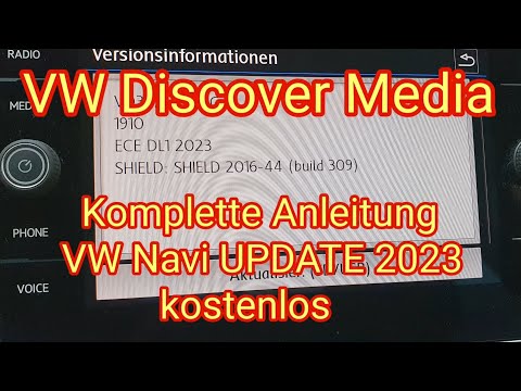 Instructions: VW Navigation Update 2023 (free) in German - Discover Media for Composition Media