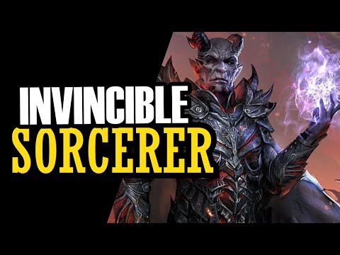 ESO SOLO PVE Sorcerer Build - BATTLEMAGE ⚡- Unique HYBRID 2h & Staff Build for Solo Gameplay in ESO!