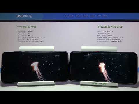 Display Comparison of ZTE Blade 10 vs ZTE Blade V10 Vita // Which phone have better display