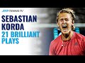 21 Brilliant Sebastian Korda Tennis Plays ?
