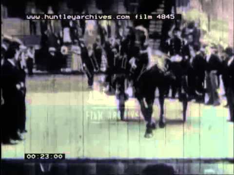 Turn Out Of Leeds Fire Brigade, 1890's - Film 4845