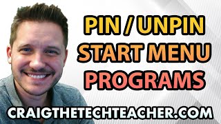 How To Pin (Or Unpin) Programs To The Windows 10 Start Menu (2022)