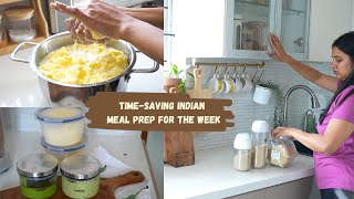 Easy & Time-Saving Indian Meal Prep for the Week || Meal Prep Ideas for Busy Moms ||