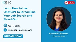 Learn How to Use ChatGPT to Streamline Your Job Search and Stand Out