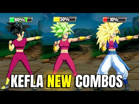 DBFZ New Combos - Easy vs Normal vs Hard Combos with KEFLA!