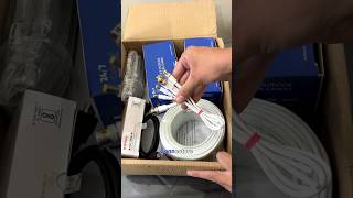 CCTV camera installation and connection in one minute 📷🚨👨‍🔧🛜