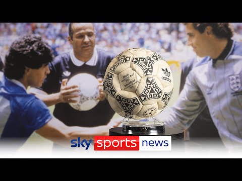 Diego Maradona 'hand of God' football sells at auction for £2,000,000