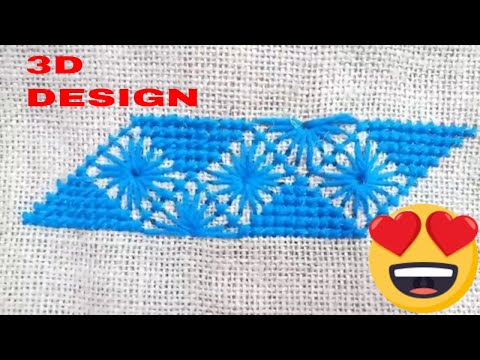 How To Make A Beautiful Woolen cross Stitch Ason Design | Woolen Asan, Woolen stitch  DIY Video
