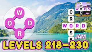 Crossword Jam Levels 218 - 230 Answers