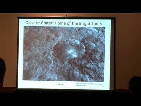 Occator Crater on the Asteroid Ceres