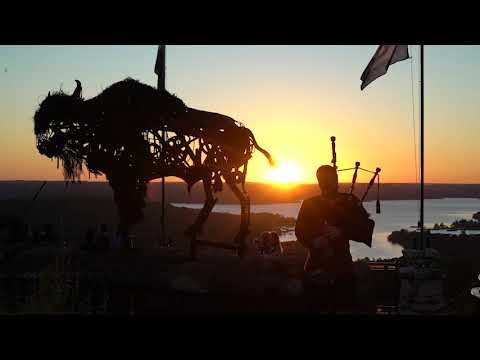 Sunset Ceremony at Top of the Rock