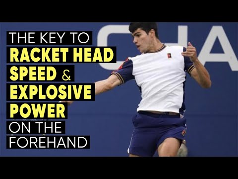 The Key 🔑  To Racket Head Speed And Explosive Power 💥  On The Forehand - Tennis Lesson