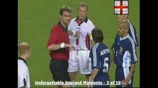 WM 1998: Beckhams rote Karte gegen Argentinien