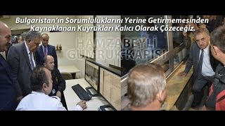 preview picture of video 'Bakan Yazıcı Hamzabeyli Gümrük Kapısında İncelemelerde Bulundu'