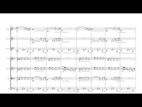 Schwarzer Tänzer - clarinet trio & string quartet (sample score)
